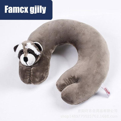 U-shaped Animal Travel Pillow