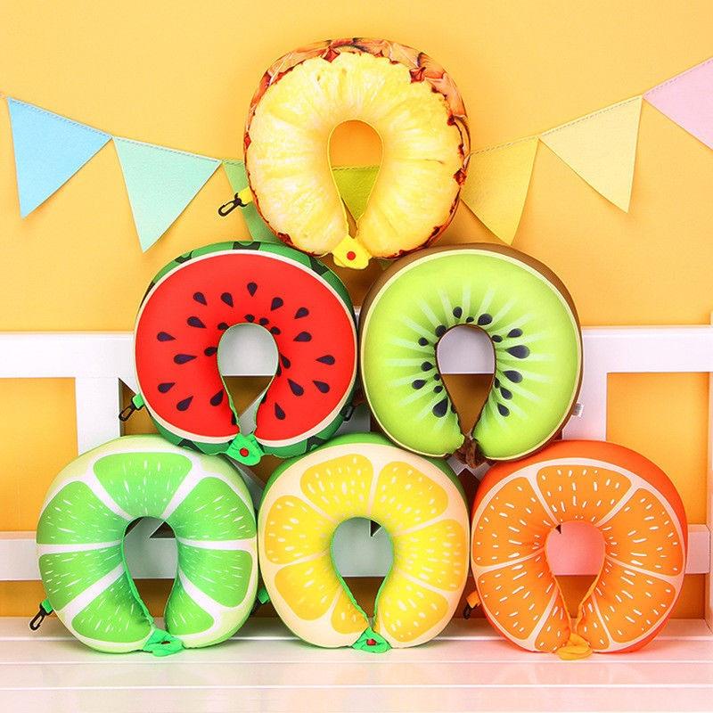 Memory Foam Fruit Neck Pillow