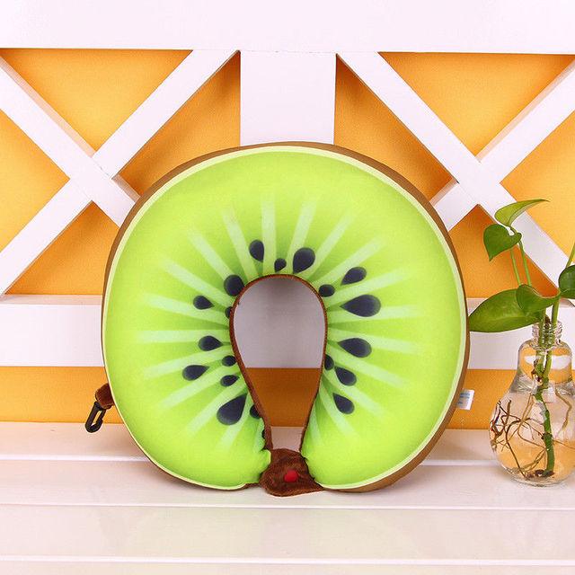 Memory Foam Fruit Neck Pillow