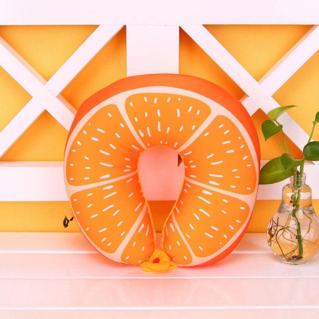 Memory Foam Fruit Neck Pillow
