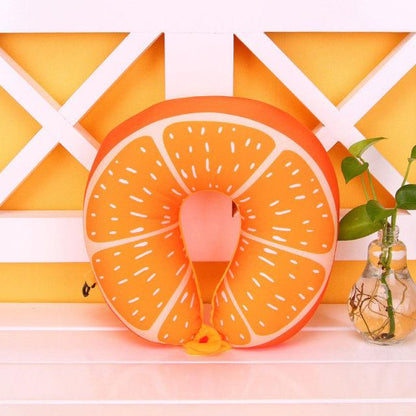 Memory Foam Fruit Neck Pillow