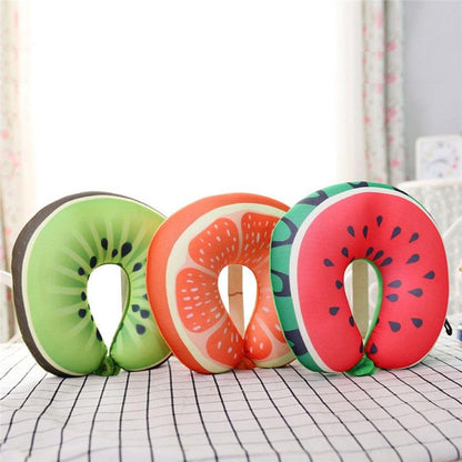 Memory Foam Fruit Neck Pillow