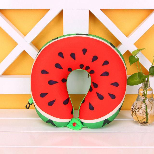 Memory Foam Fruit Neck Pillow