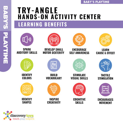 TRY-ANGLE Foldable Activity Center
